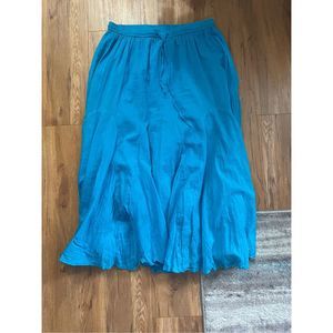 Blue Maxi Skirt
